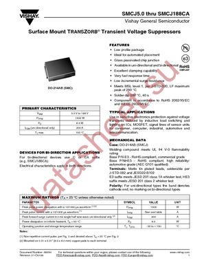 SMCJ10CAHE3/57T datasheet  